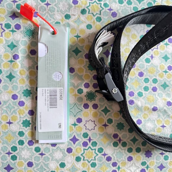 NWT OFF-WHITE Mini Logo Industrial Belt Black - Picture 9 of 13